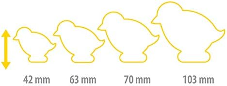 Tescoma Double-Sided Cookie Cutters Chicks, 4 Sizes Delícia