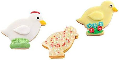 Tescoma Double-Sided Cookie Cutters Chicks, 4 Sizes Delícia