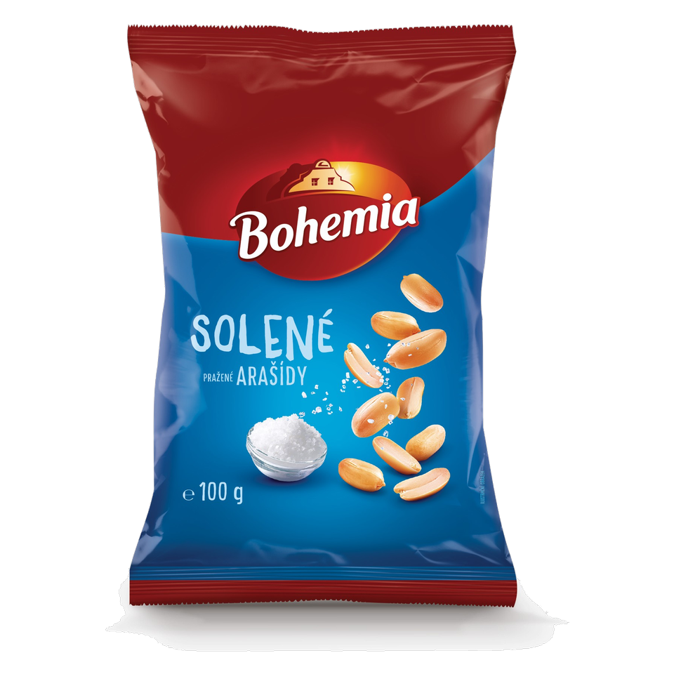 Bohemia Salted Roasted Peanuts 100g