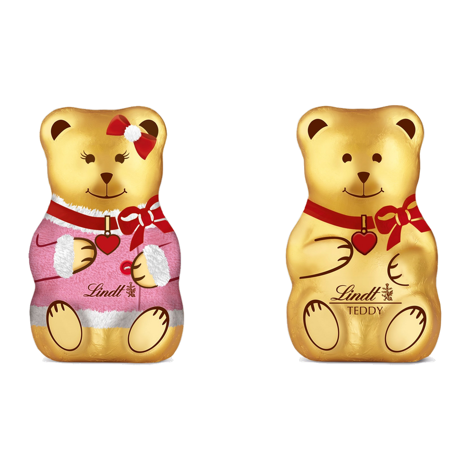 Lindt Teddy Girl & Boy