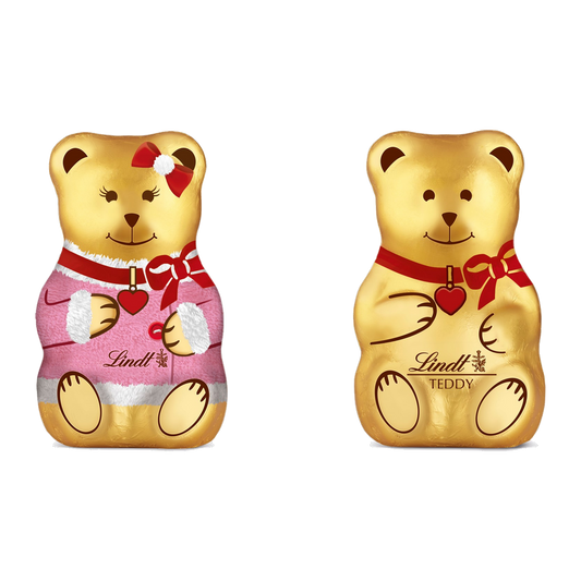 Lindt Teddy Girl & Boy