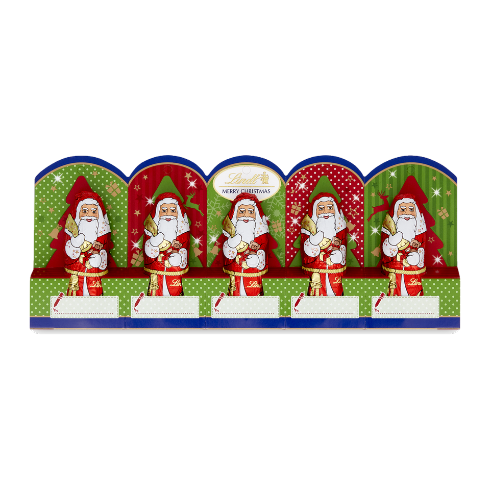 Lindt Mini Santa 5 Pack