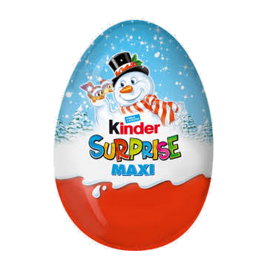 Kinder Surprise Maxi Christmas Milk Chocolate Egg with Toy