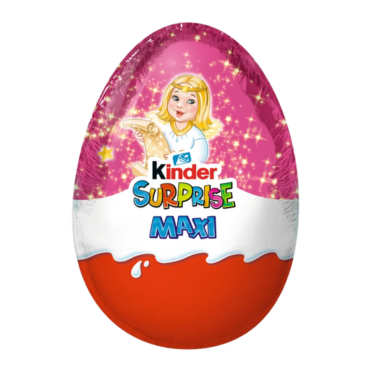 Kinder Surprise Maxi Christmas Egg for Girls with Toy