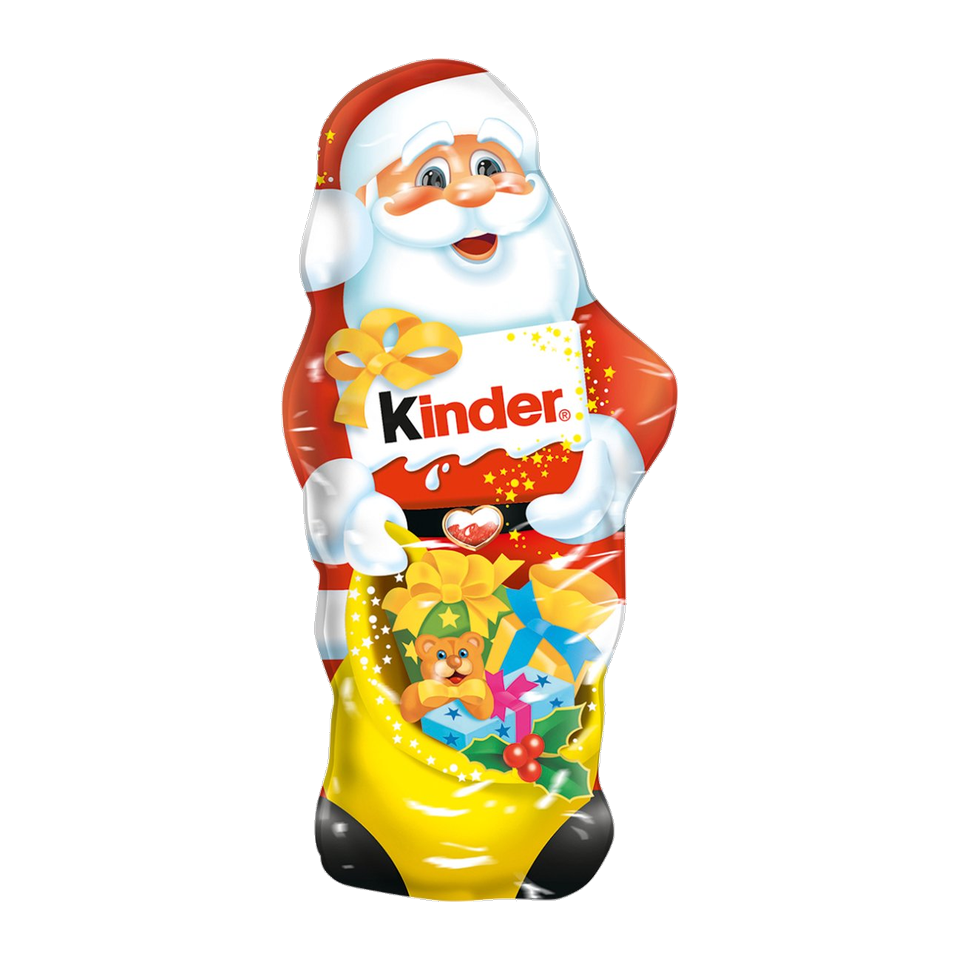 Kinder Santa Claus Hollow Milk Chocolate Figure with Milk Cream