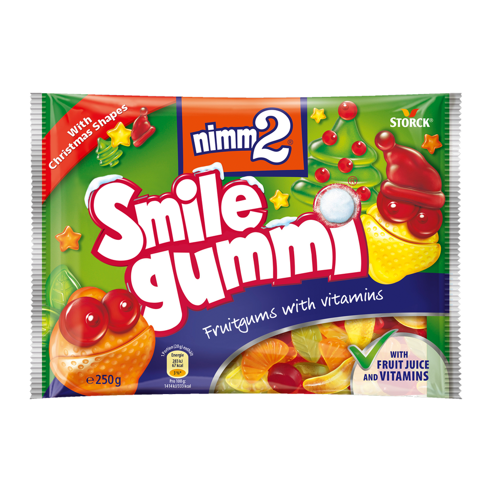 nimm2 Smilegummi Christmas Fruit Gums