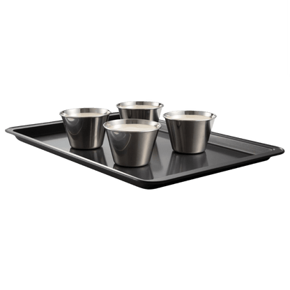 Tescoma Edelstahl Panna Cotta Tassen GrandCHEF, 4 Stück