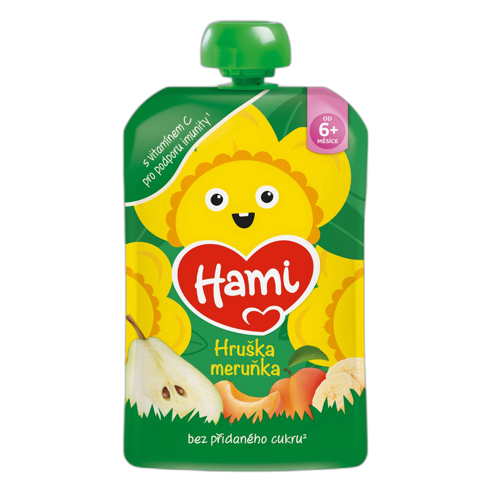 Hami Apple, Pear, Banana & Apricot Baby Puree