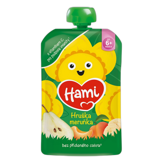 Hami Apple, Pear, Banana & Apricot Baby Puree
