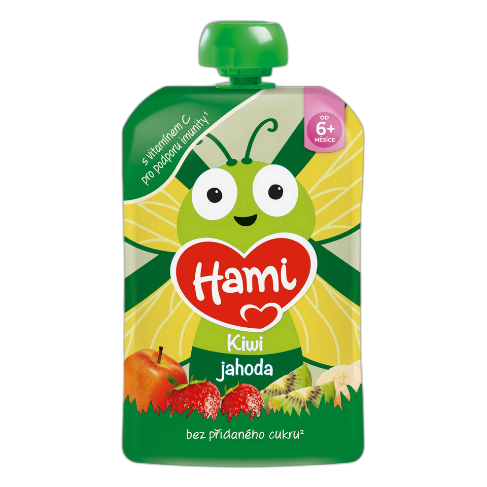 Hami Kiwi & Strawberry Baby Puree