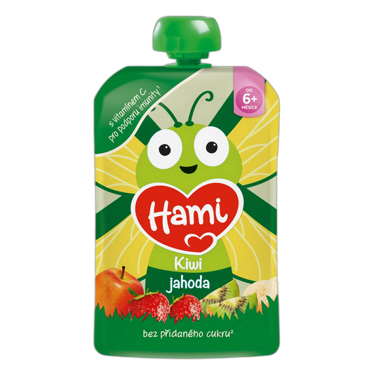 Hami Kiwi & Strawberry Baby Puree