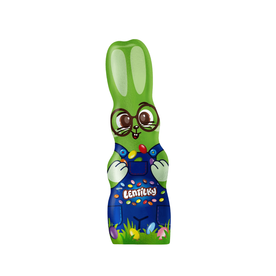 Orion Lentilky Chocolate Bunny