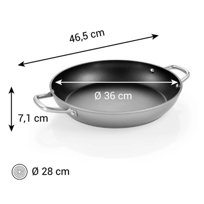 Tescoma Frying pan GrandCHEF+ ¤ 36 cm, 2 grips