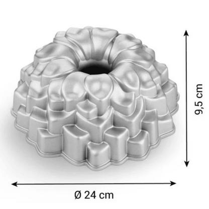 Tescoma Tall bundtform pan DELÍCIA ¤24 cm, peony