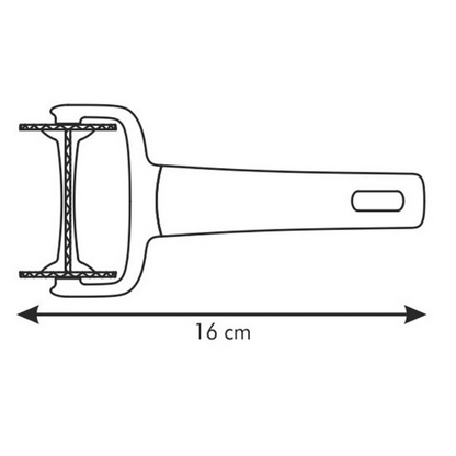 Tescoma Rolling crimped square cutter DELÍCIA 7.0 cm
