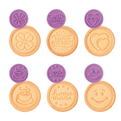 Tescoma Cookie stamp DELÍCIA, 6 party patterns
