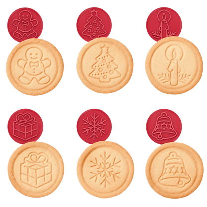 Tescoma Cookie stamp DELÍCIA, 6 Christmass motifs