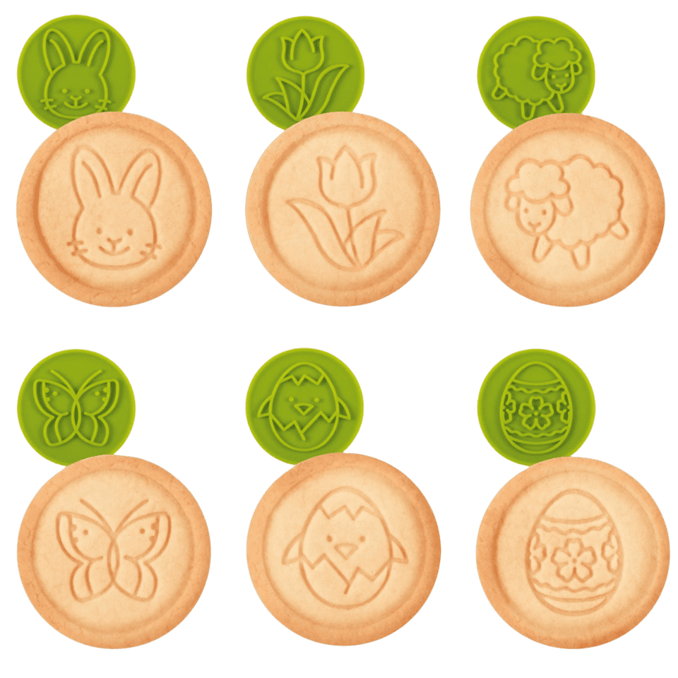 Tescoma Cookie stamp DELÍCIA, 6 Easter motifs