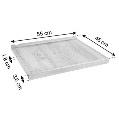 Tescoma Wooden pastry board DELÍCIA 55 x 45 cm