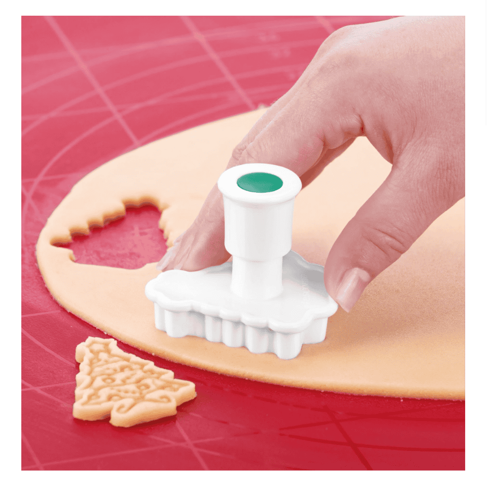 Tescoma Cookie cutters with stamp DELÍCIA, 4 pcs, Christmas