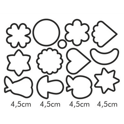 Tescoma Traditional cookie cutters DELÍCIA,13pcs