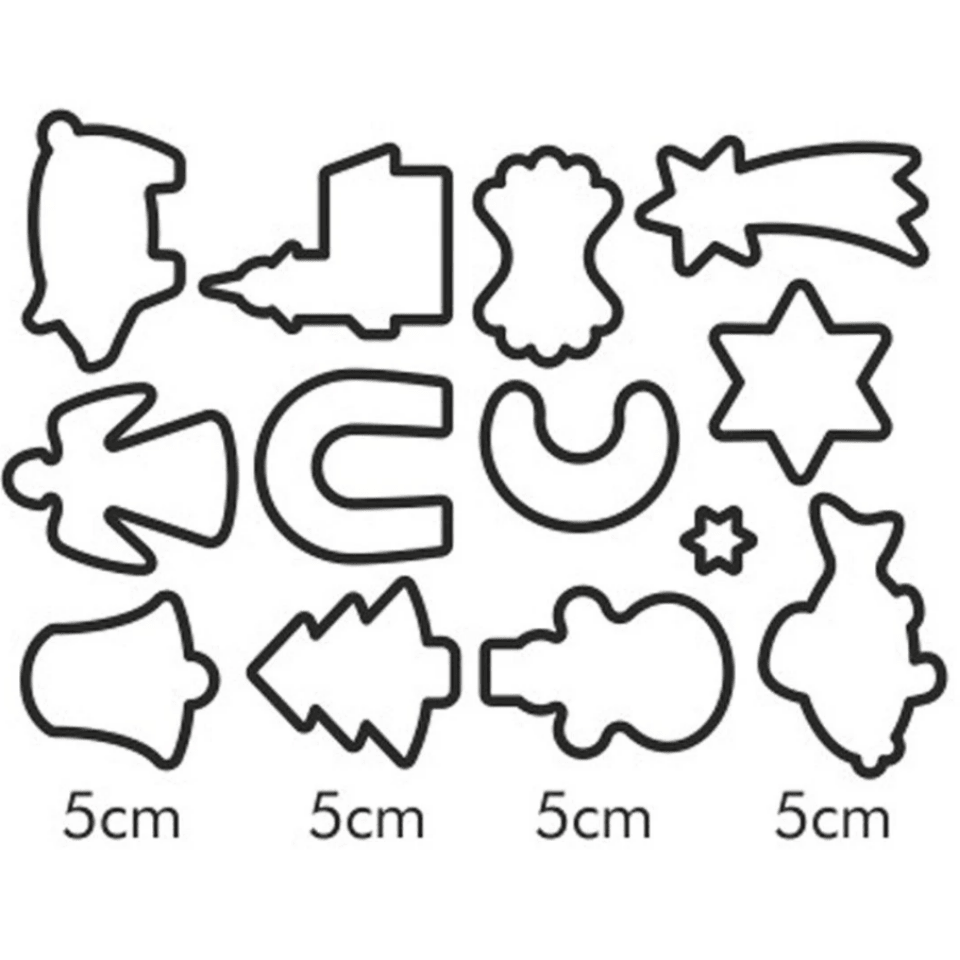 Tescoma Christmas cookie cutters DELÍCIA, 13 pcs