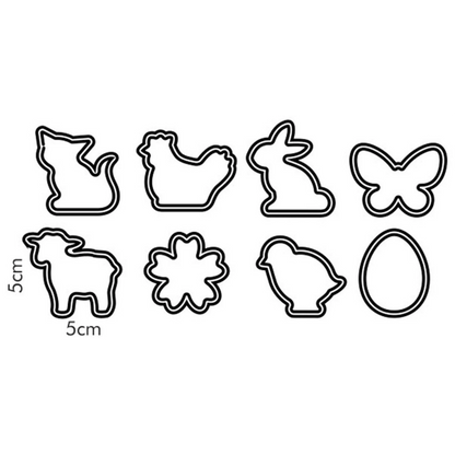 Tescoma Easter cookie cutters DELÍCIA, 8 pcs