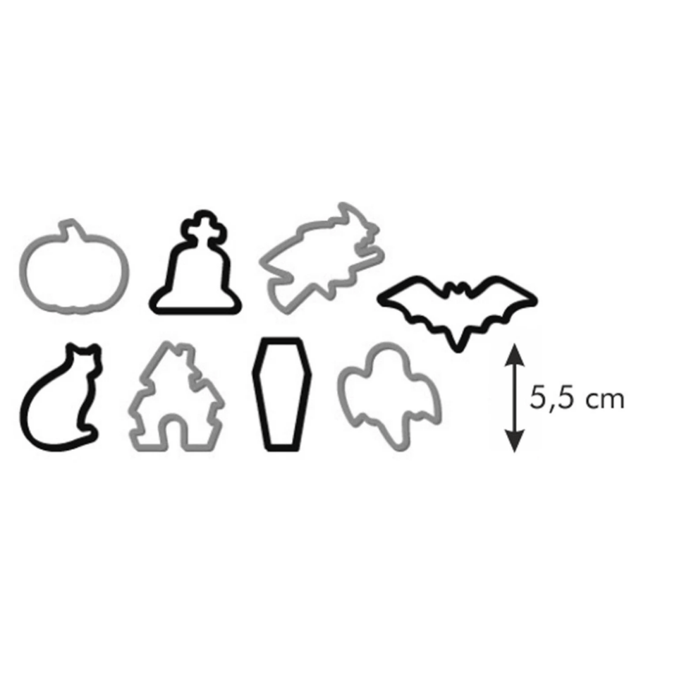 Tescoma Halloween cookie cutters DELÍCIA, 8 pcs