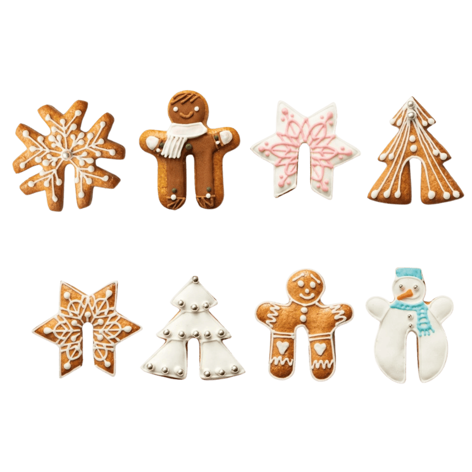 Tescoma Cup rim cookie cutters DELÍCIA, 5 pcs, Christmas