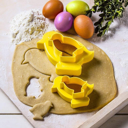 Tescoma Double-Sided Cookie Cutters Chicks, 4 Sizes Delícia
