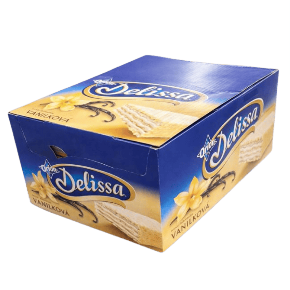Galleta de Vainilla Orion Delissa en Chocolate Blanco - Paquete de 30 piezas