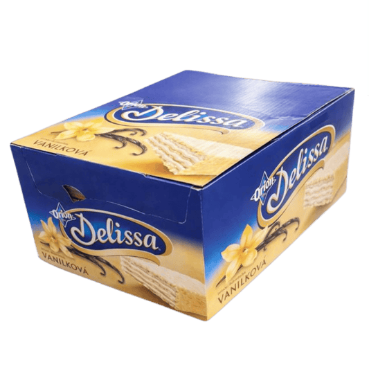 Galleta de Vainilla Orion Delissa en Chocolate Blanco - Paquete de 30 piezas