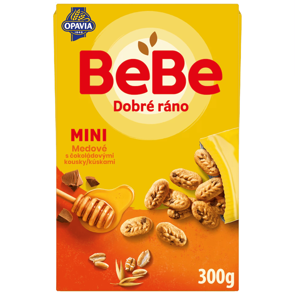 Opavia BeBe Dobré Ráno Mini Honung & Choklad