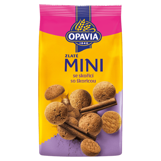 Opavia Zlate Mini Cinnamon Biscuits