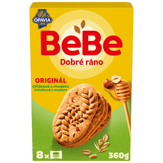 Opavia BeBe Dobre Rano Hazelnut & Honey 8x 45g