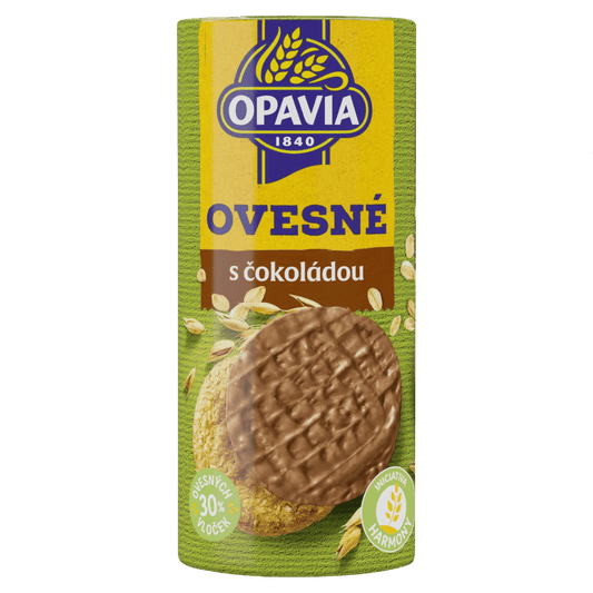 Opavia Zlate Oat Biscuits Dipped in Chocolate