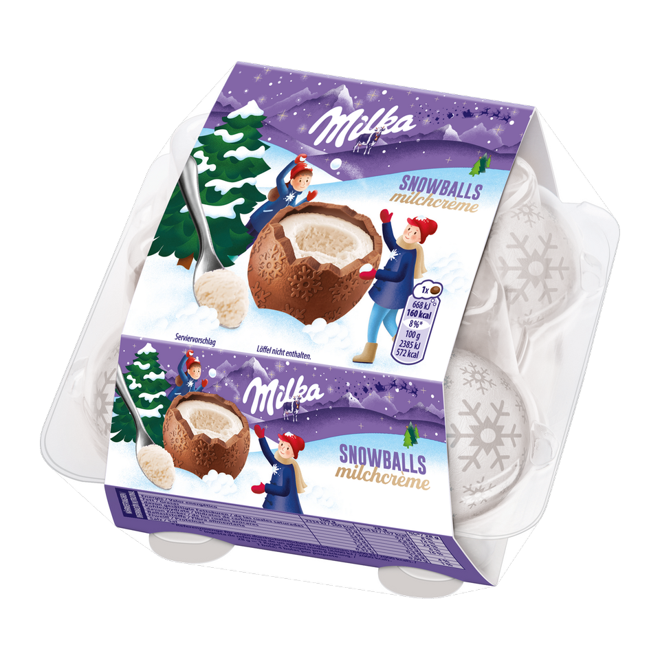 Milka Snowballs Milk Cream