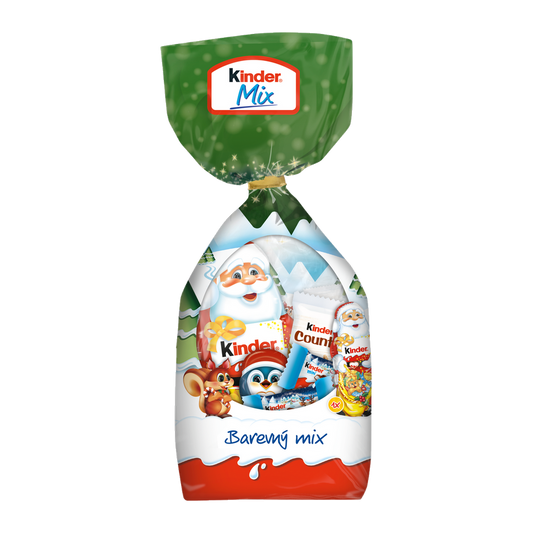 Kinder Mix Colourful Christmas Bag