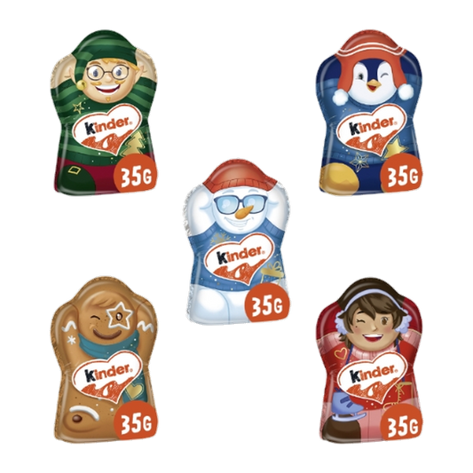 Kinder Christmas Milk Chocolate Figure (Assorted Designs)