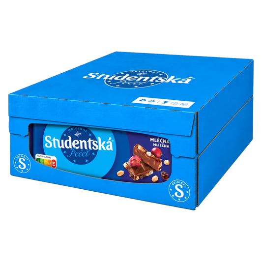 Orion Studentska Pecet Milk 90 g Box of 17 pcs