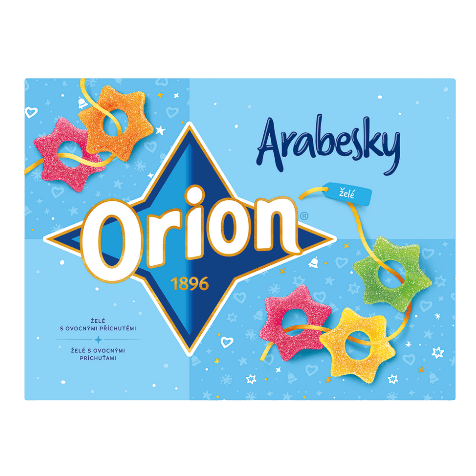 Orion Arabesky – Classic Czech Fruit Jellies