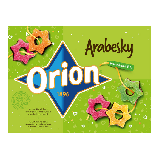Arabesky in Schokolade getaucht