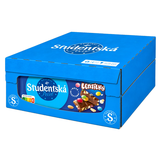 Orion Studentska Pecet Lentilky 90 g Box of 17 pcs