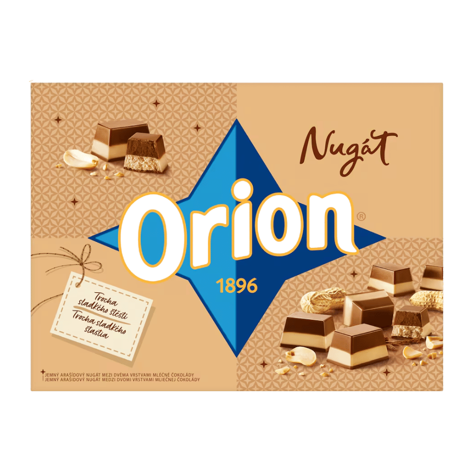 Orion Nugát Bombones de Turrón de Cacahuete