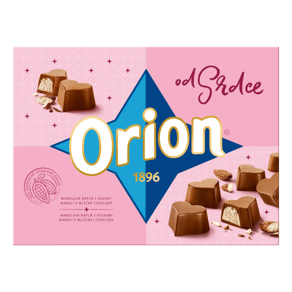 Orion Od Srdce Bombones de Almendra