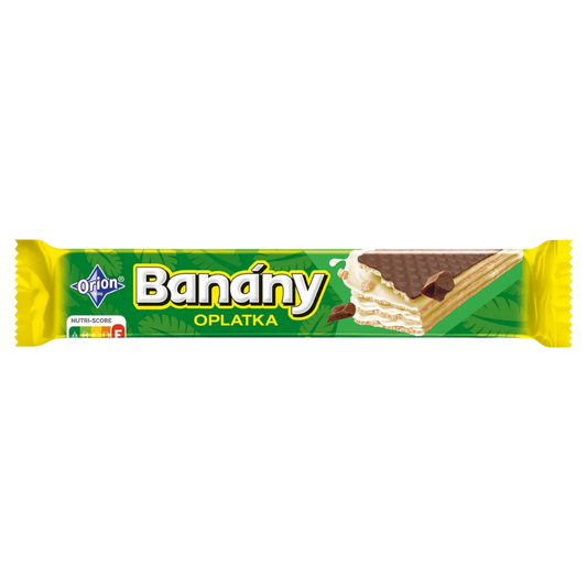 Orion Banány Wafer with Milk Coating