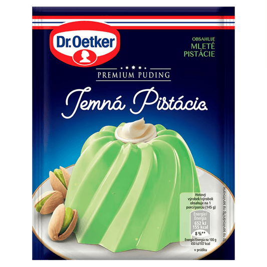 Dr. Oetker Premium Pudding – Delicate Pistachio Flavor