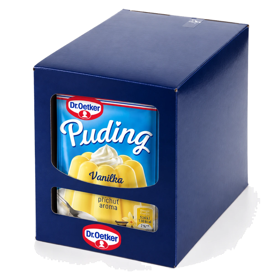 Dr. Oetker Vanilla Pudding Box of 18 pcs