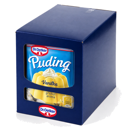Dr. Oetker Vanilla Pudding Box of 18 pcs