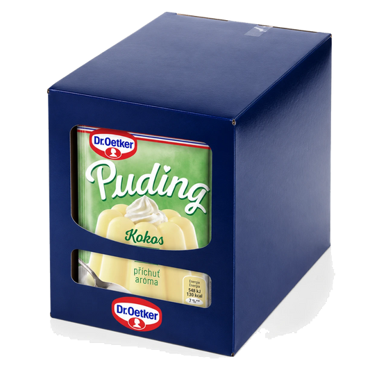 Dr. Oetker Coconut Pudding Box of 18 pcs